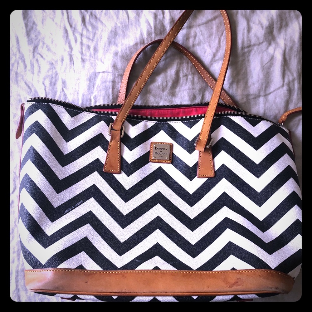 Dooney and Bourke Chevron Tote